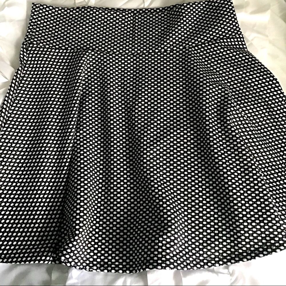 Pacsun Kira Monochromatic Twirl Mini Skirt